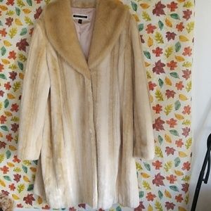 Faux fur coat